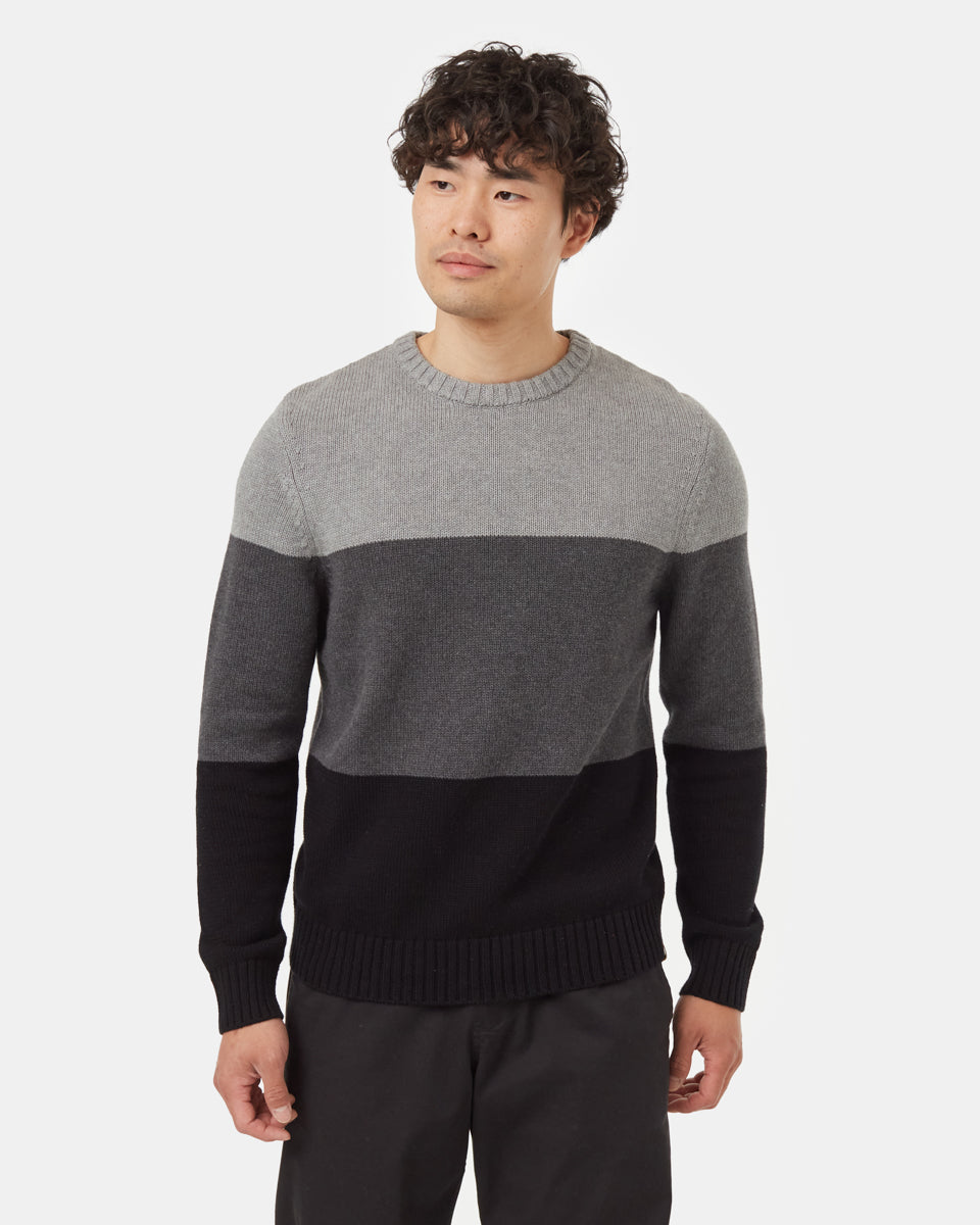 Highline Blocked Crew Sweater