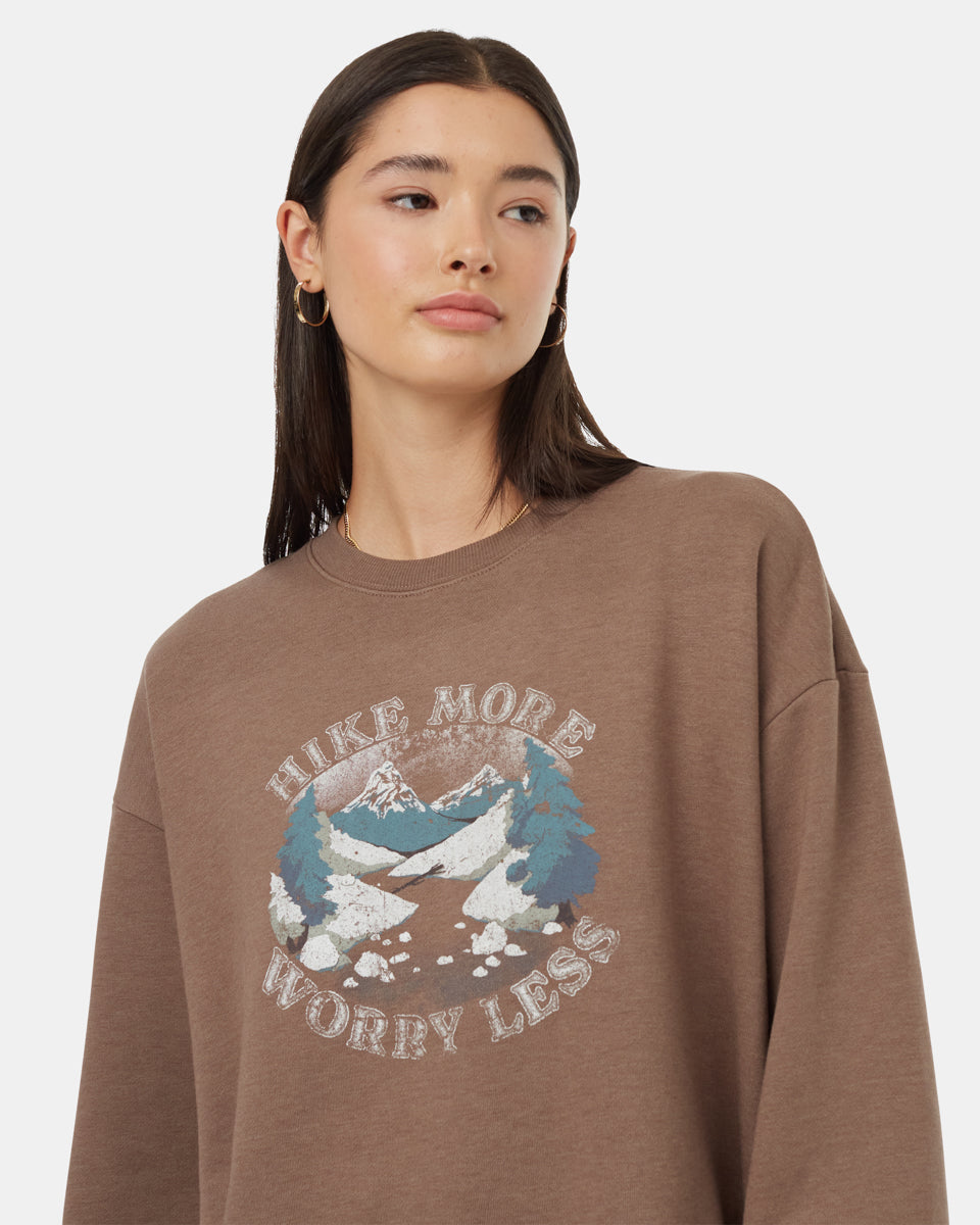 Hike More Oversized Crew