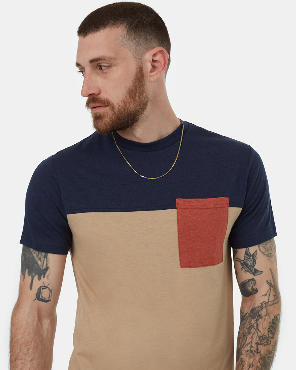 Blocked Pocket T-Shirt