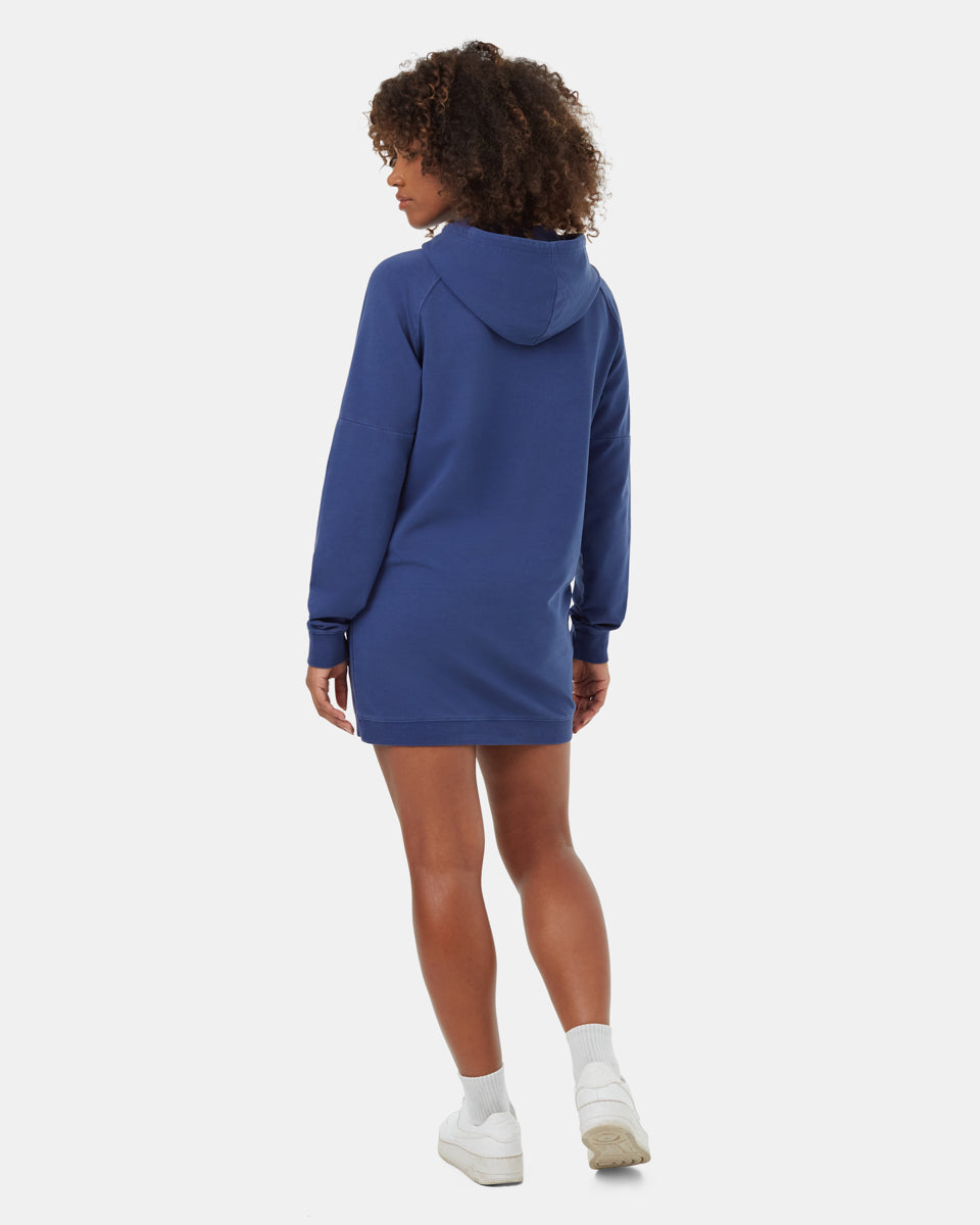 Oversized French Terry Hoodie Dress