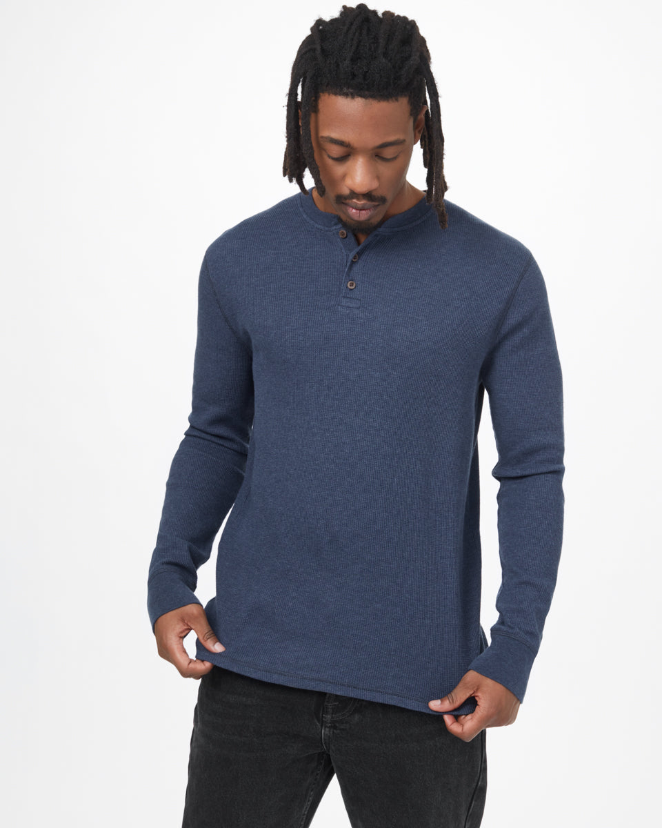 TreeWaffle Henley Longsleeve