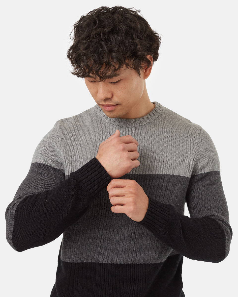 Highline Blocked Crew Sweater