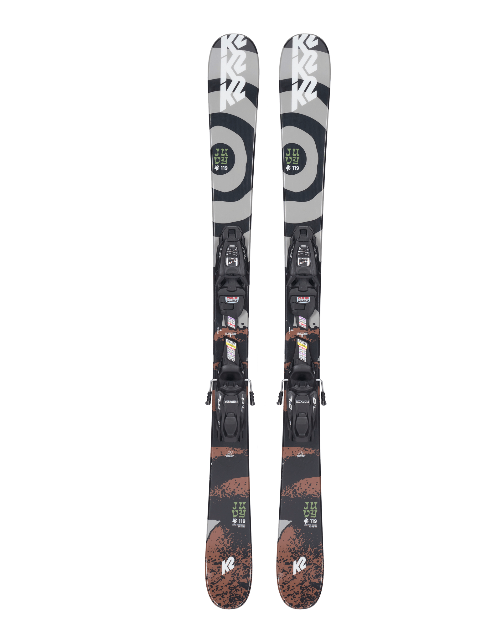 K2 Juvy Junior Ski 119 + FDT 4.5 GW Binding 2023