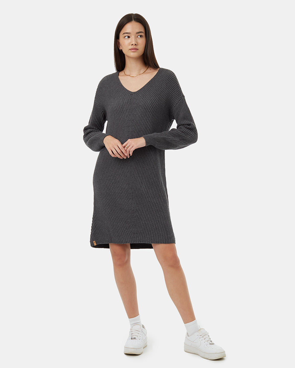 Highline V-Neck Sweater Dress