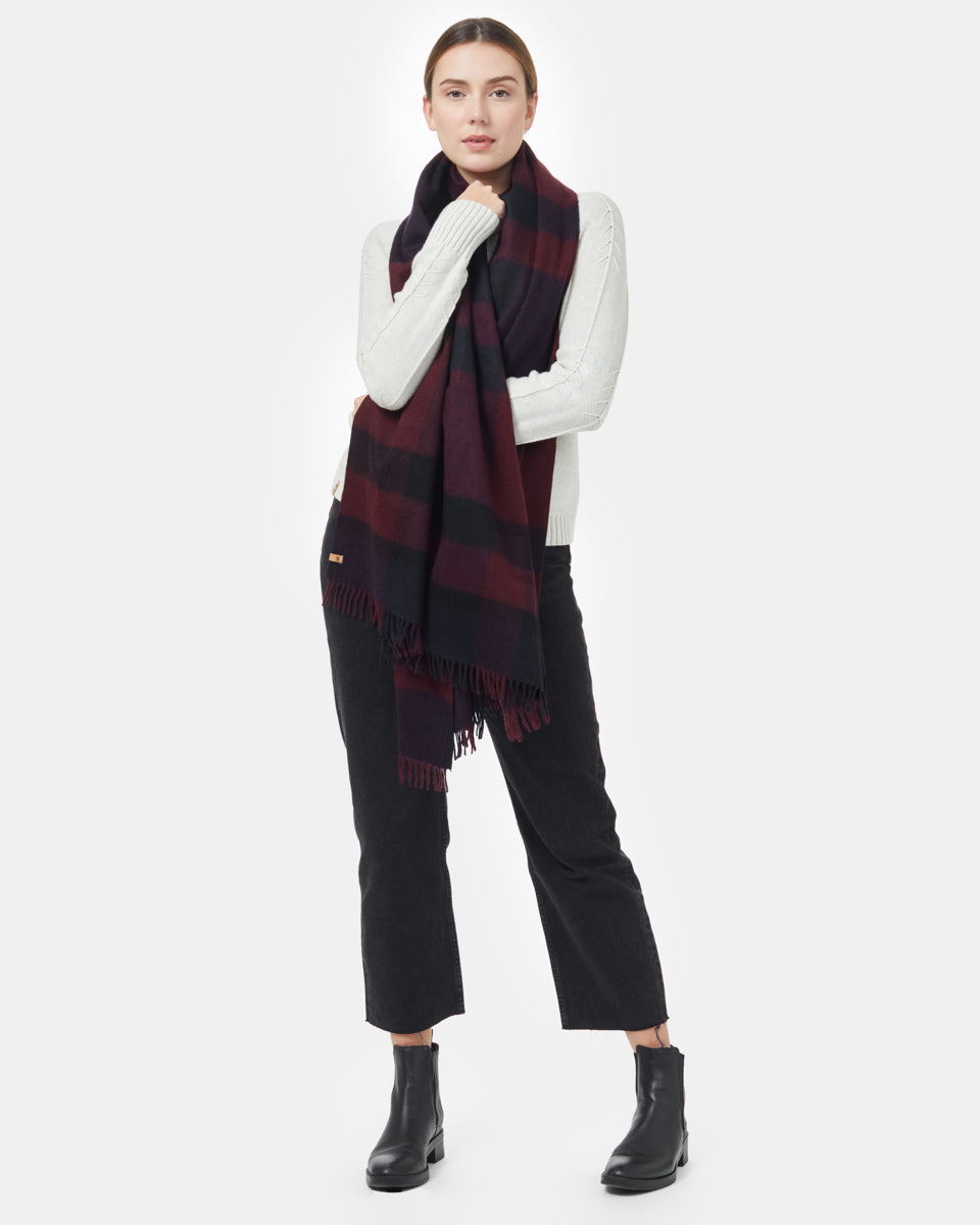 RWS Wool Woven Plaid Scarf