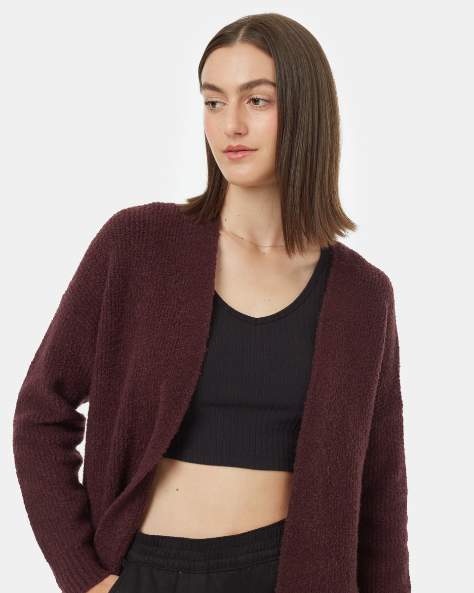 Highline Fuzzy Open Cardigan