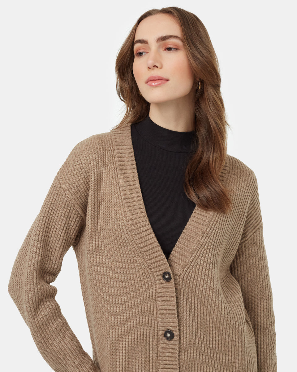 Highline Oversized Button Cardigan