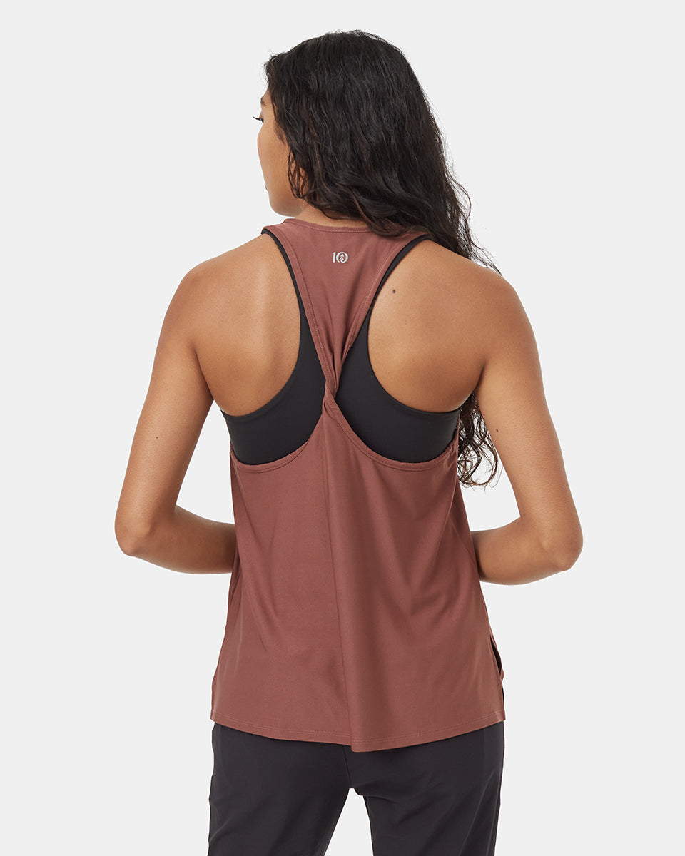 Active Soft Knit Light Twist Tank