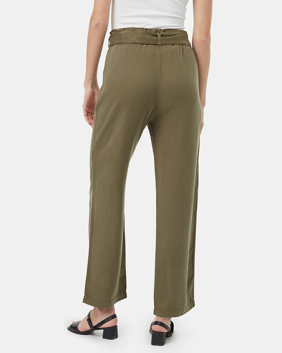 Paper Bag Tencel Pant