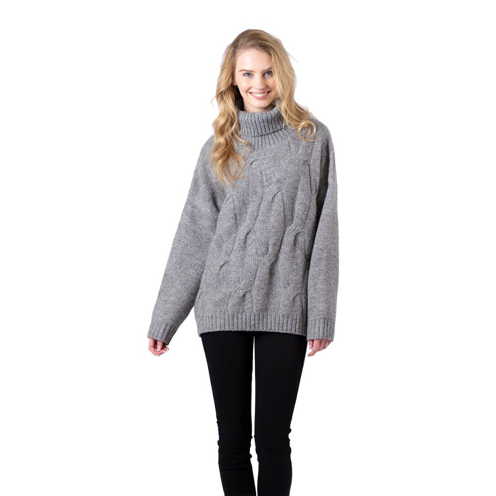 Lyla and Luxe Allie Womens Textured Turtleneck Sweater 2023