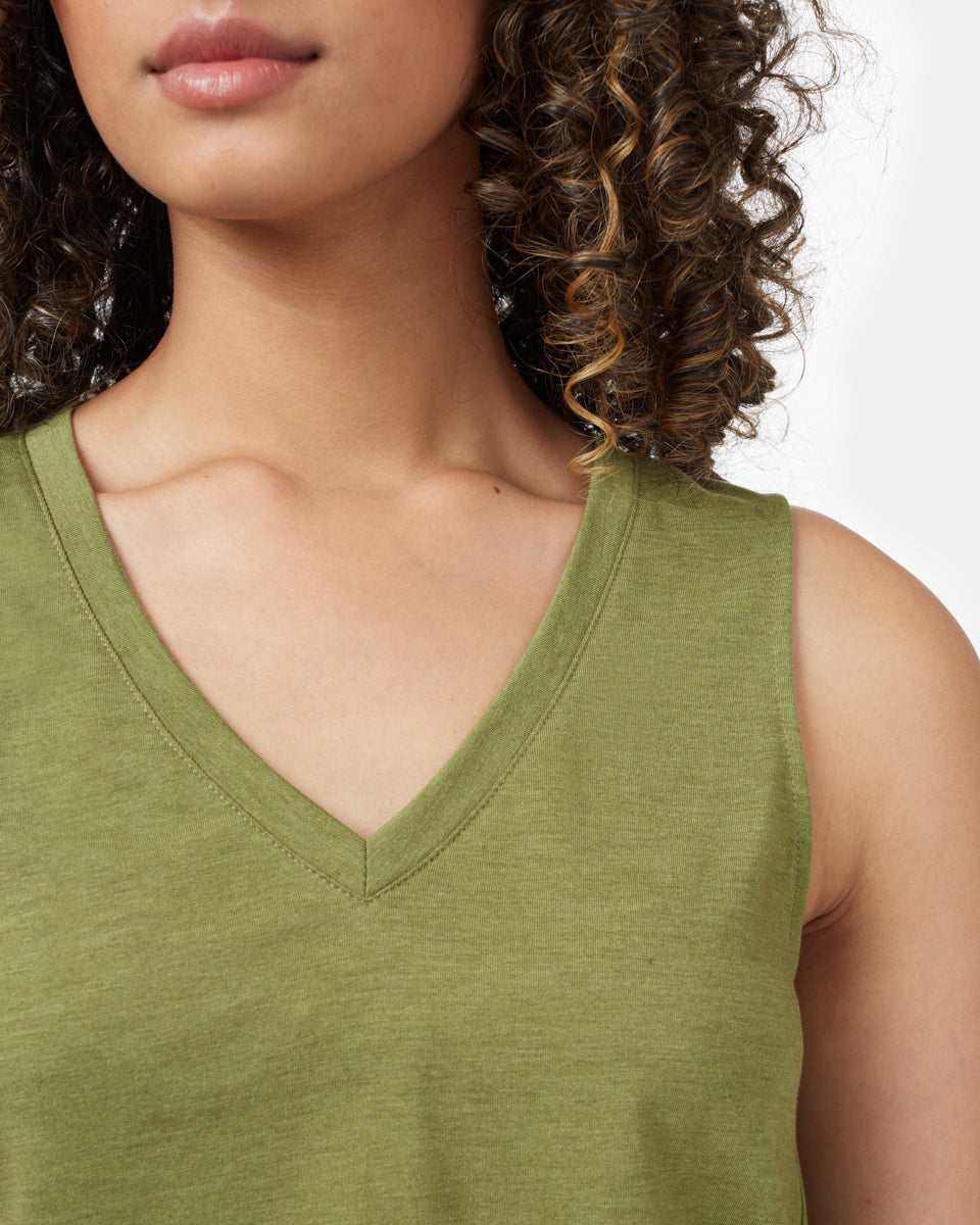 TreeBlend V-Neck Tank