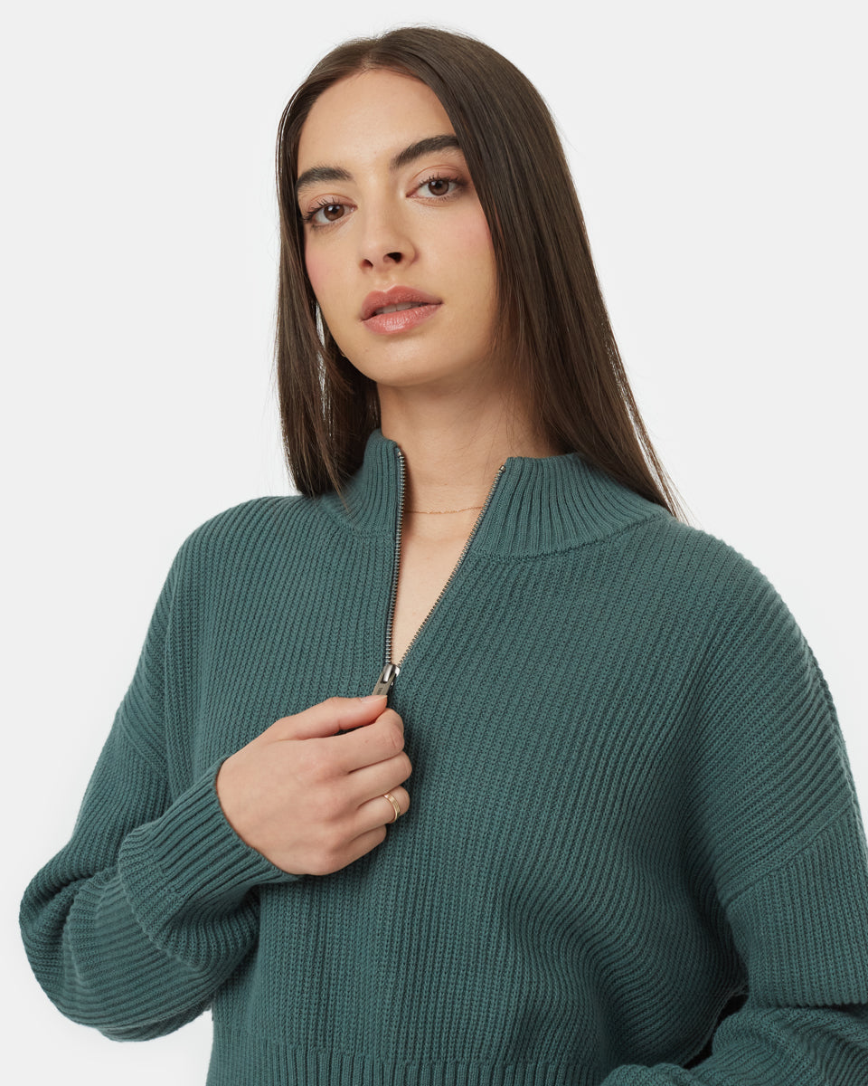 Highline 1/4 Zip Mock Neck