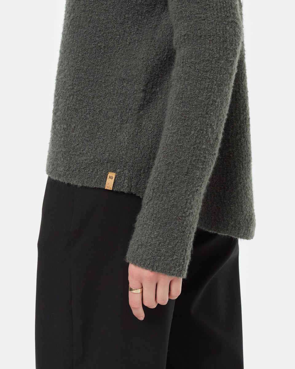 Highline Fuzzy V-Neck Sweater