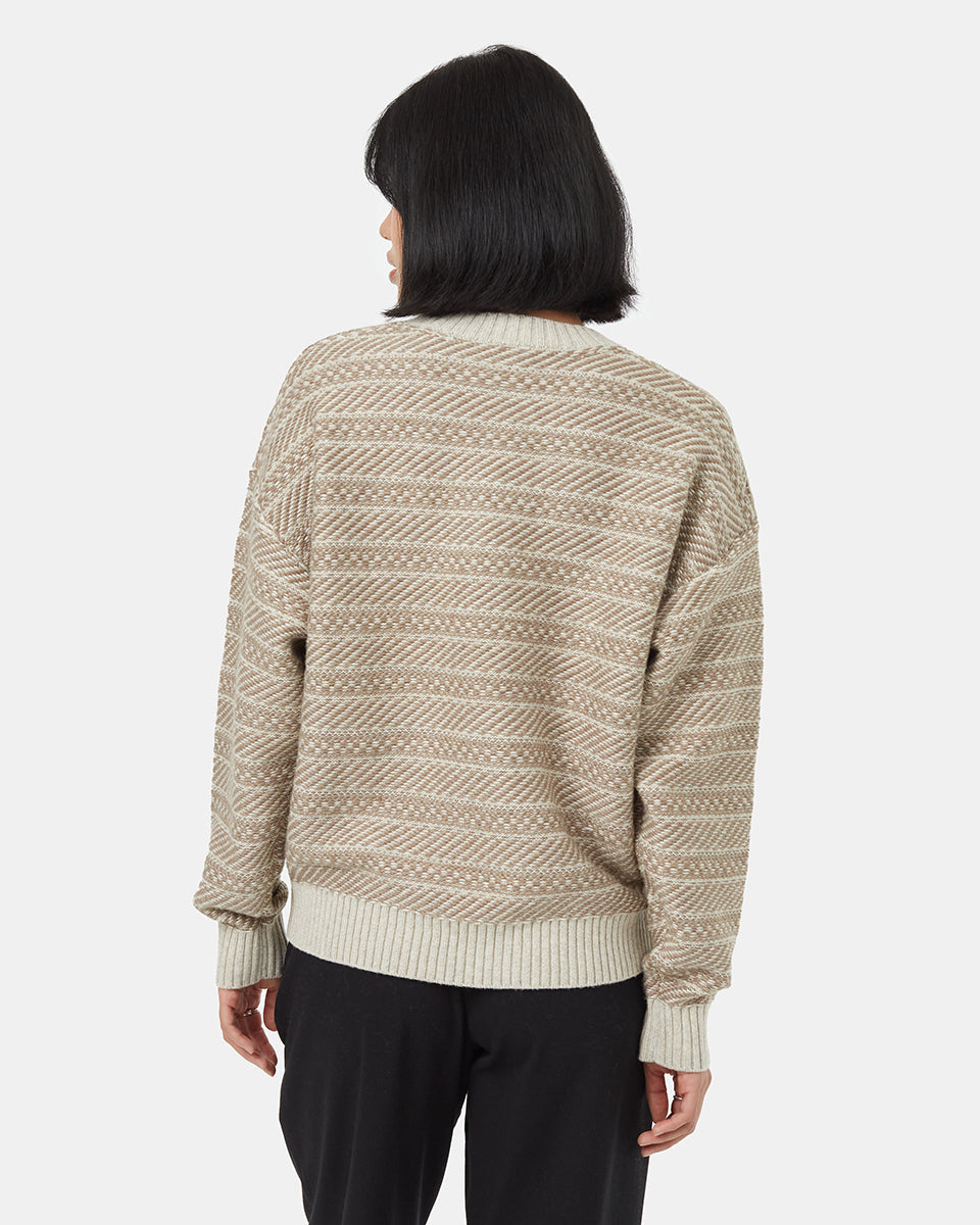 Highline Intarsia Crew Sweater