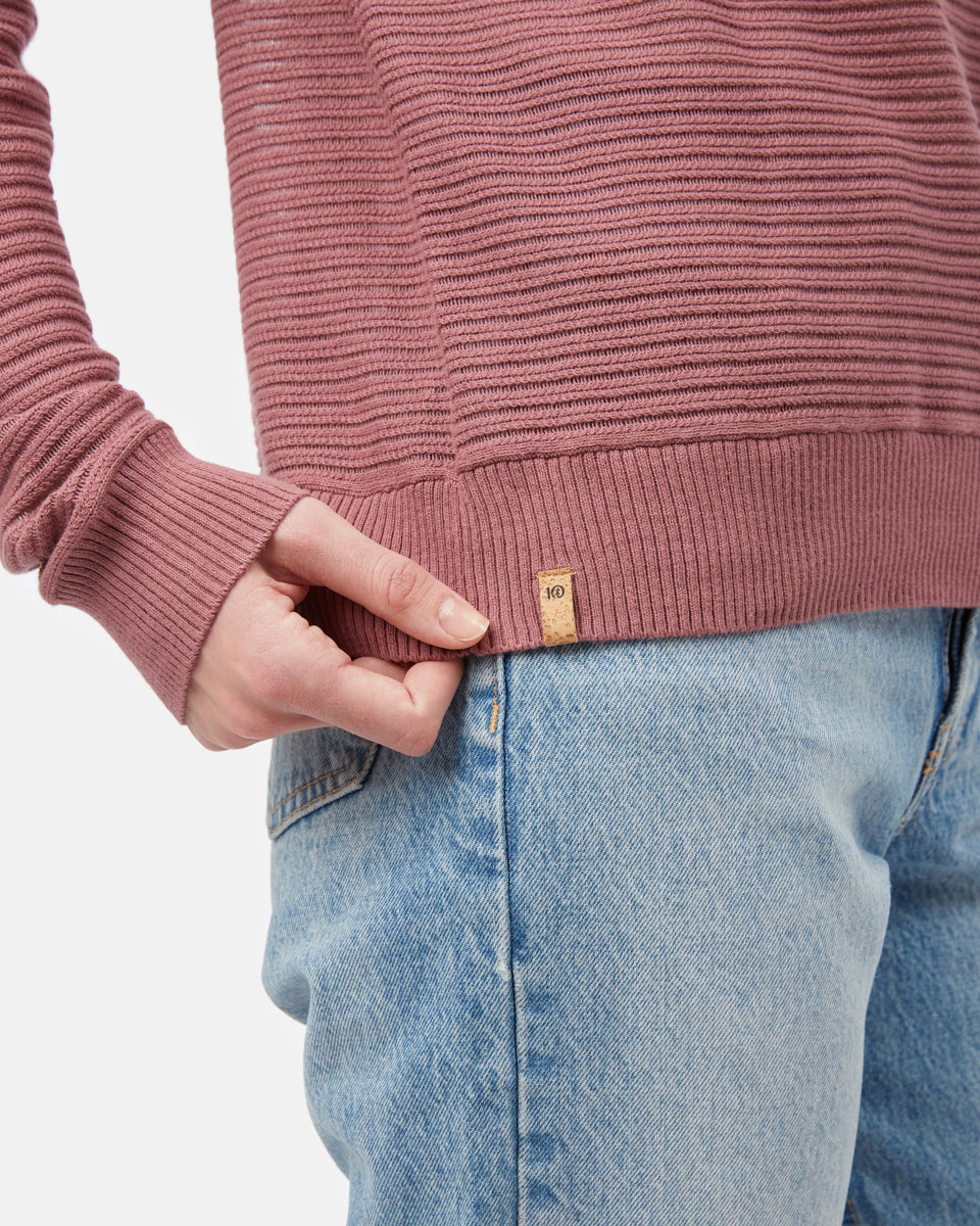 Highline Cotton Rib Crew Sweater