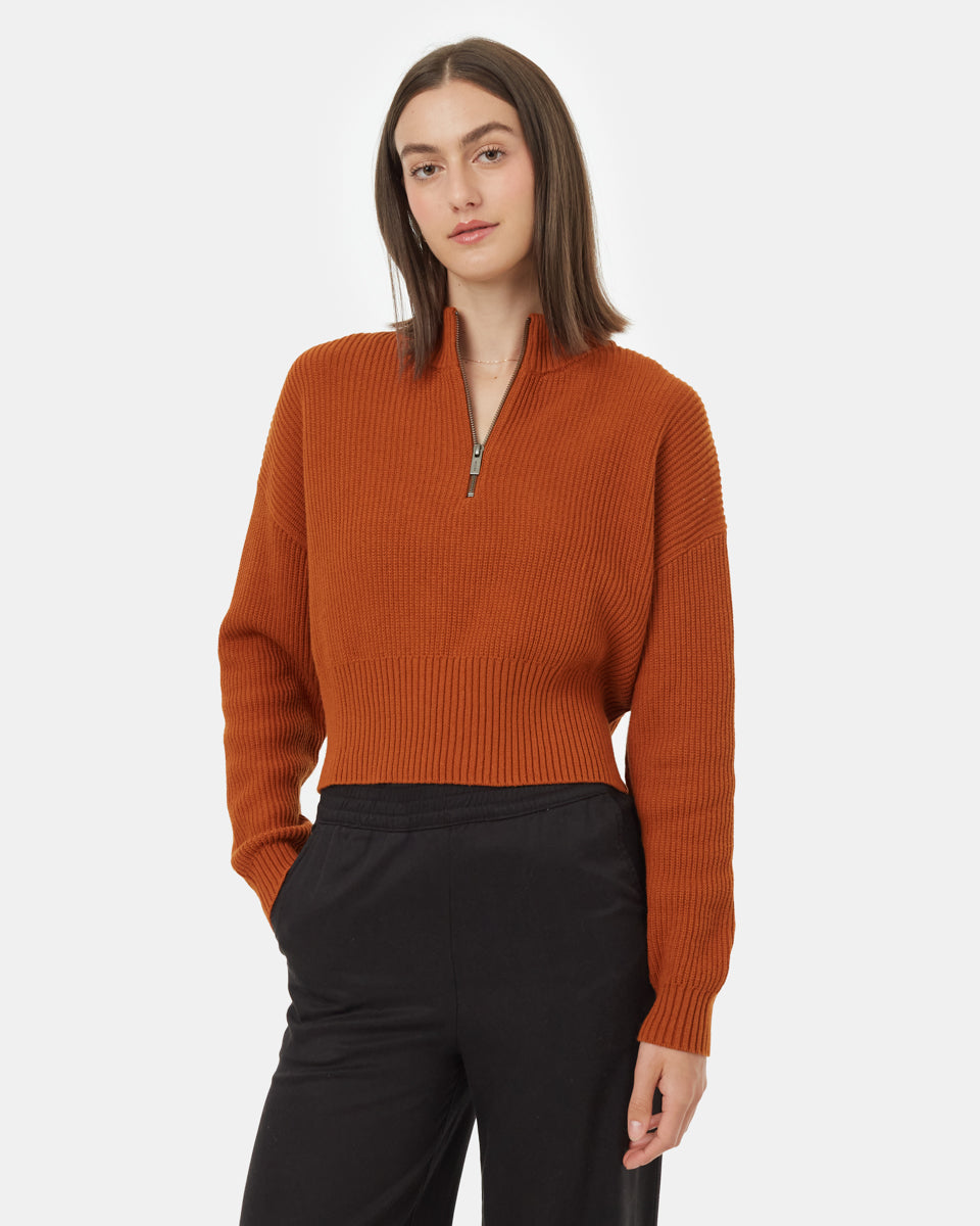 Highline 1/4 Zip Mock Neck