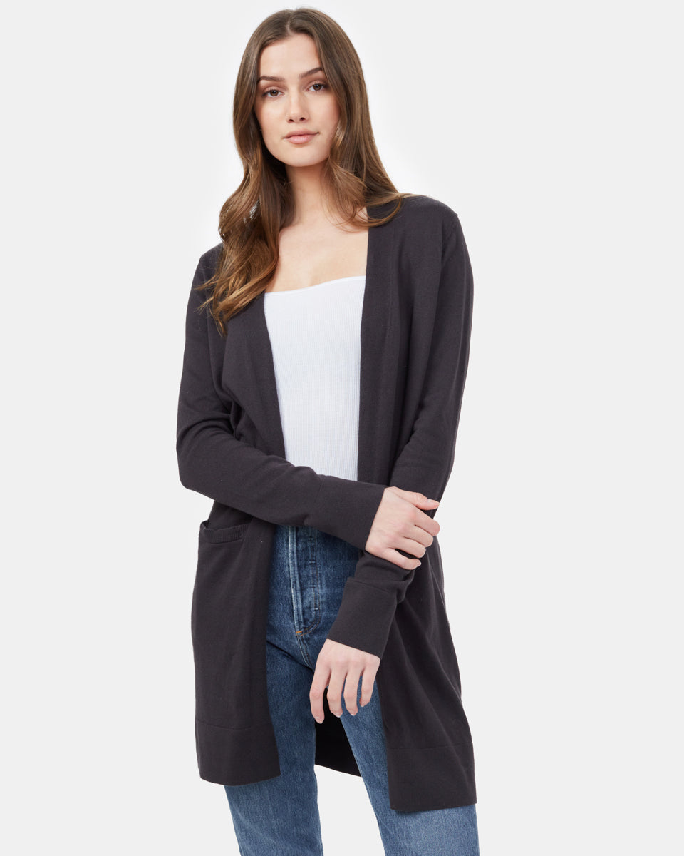 Highline Cotton Sage Cardigan