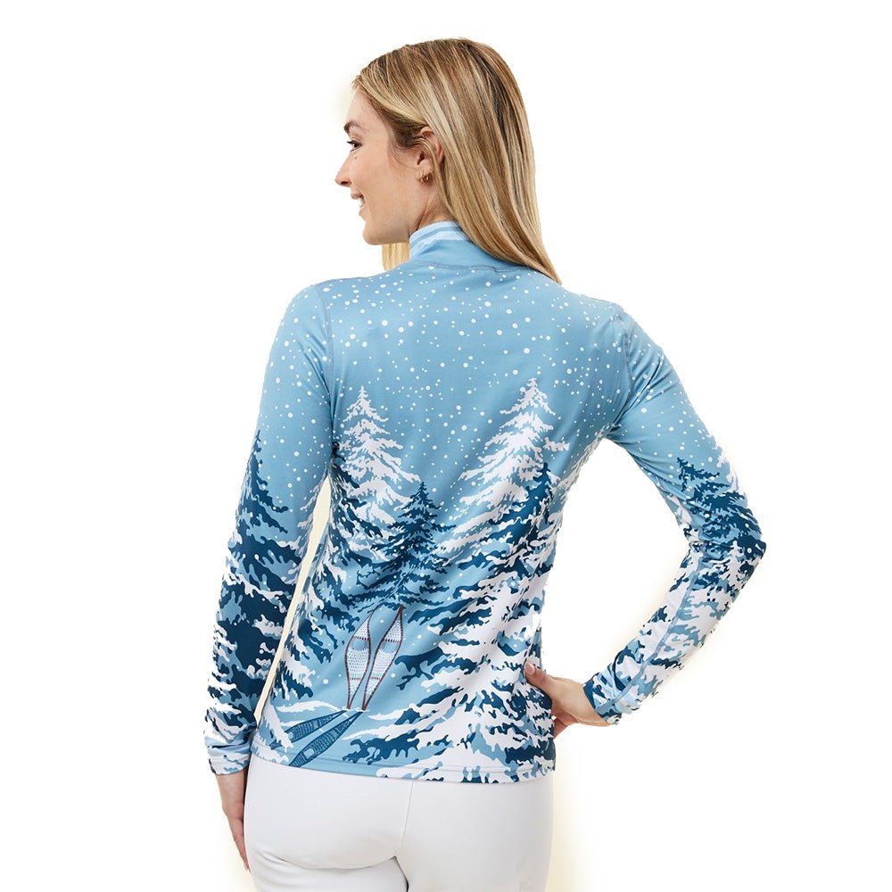 Krimson Klover Winter Wonderland Womens Zip Turtleneck 2023