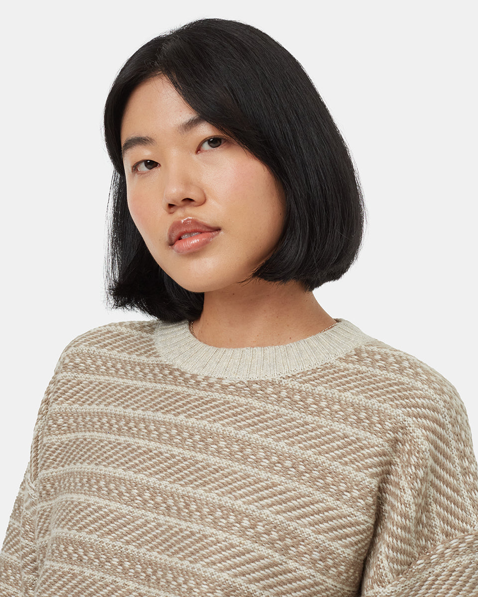 Highline Intarsia Crew Sweater