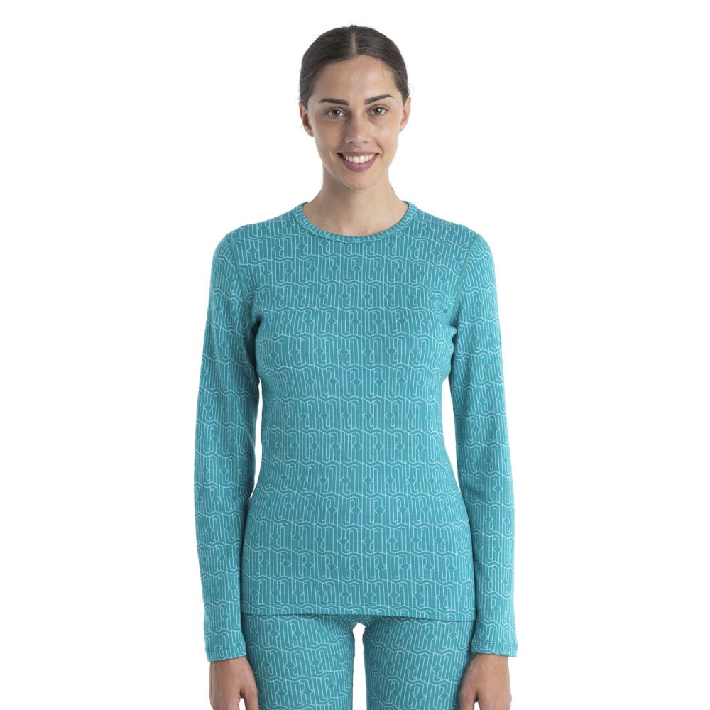 Icebreaker Merino 260 Vertex Herenga Womens LS Crewe