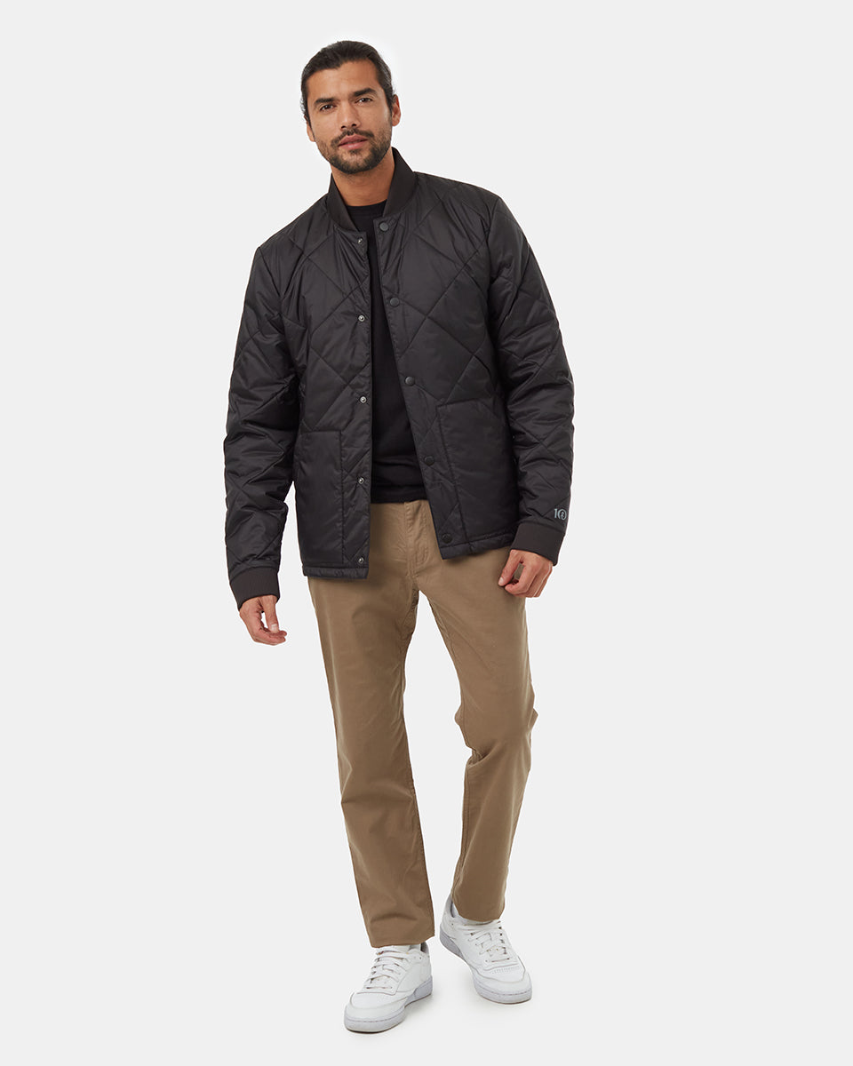 Diamond Padded Bomber Jacket