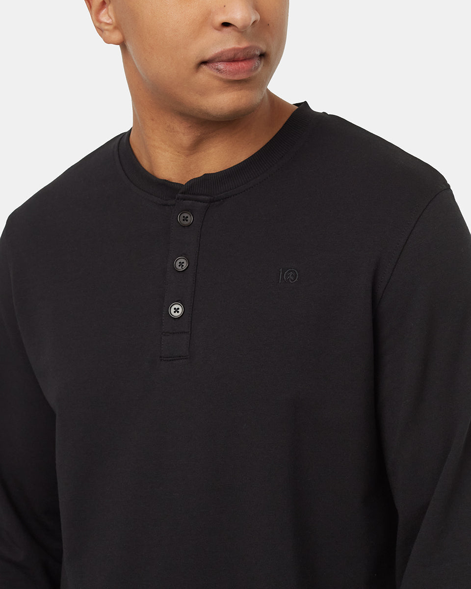 SoftTerry Light Placket Crew