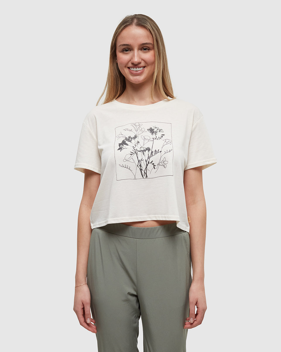 Floral Crop T-Shirt