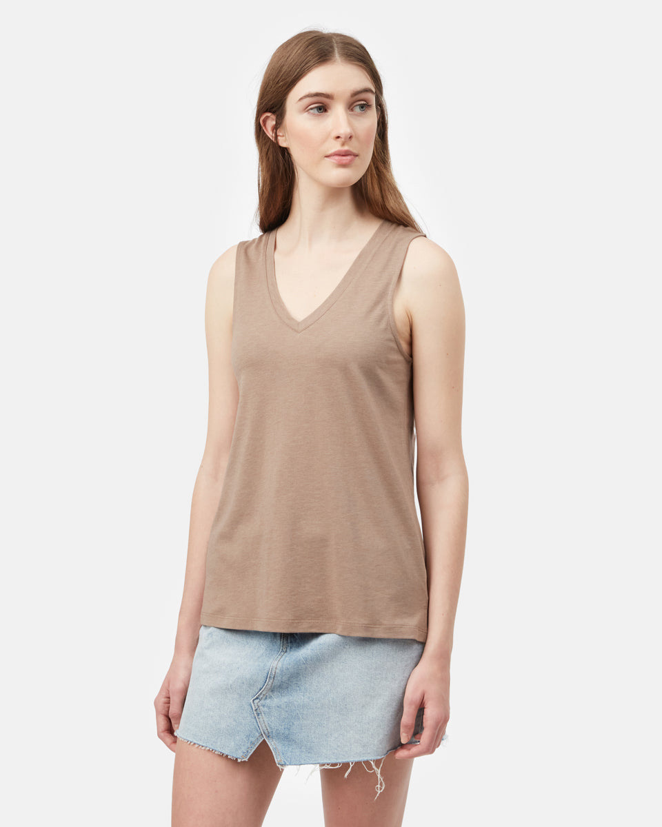 TreeBlend V-Neck Tank