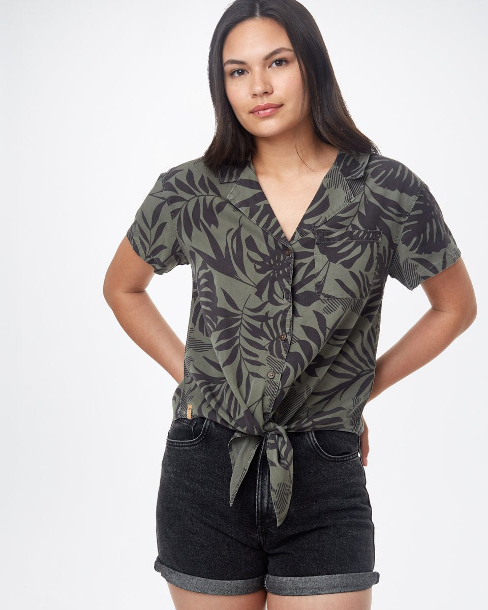 Meander Tie Front Shirt