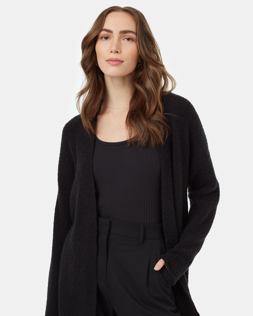 Highline Fuzzy Open Cardigan