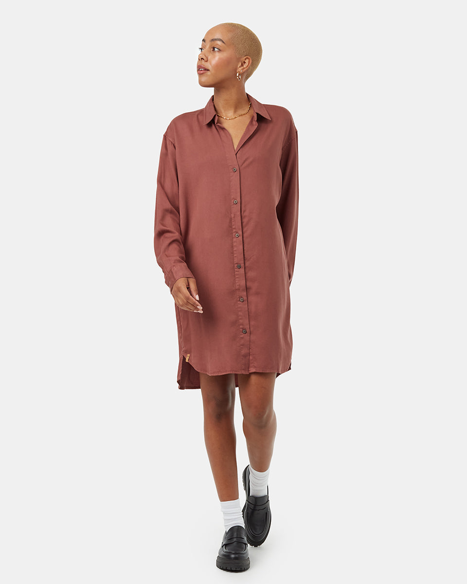 Oversized Shirt Dress