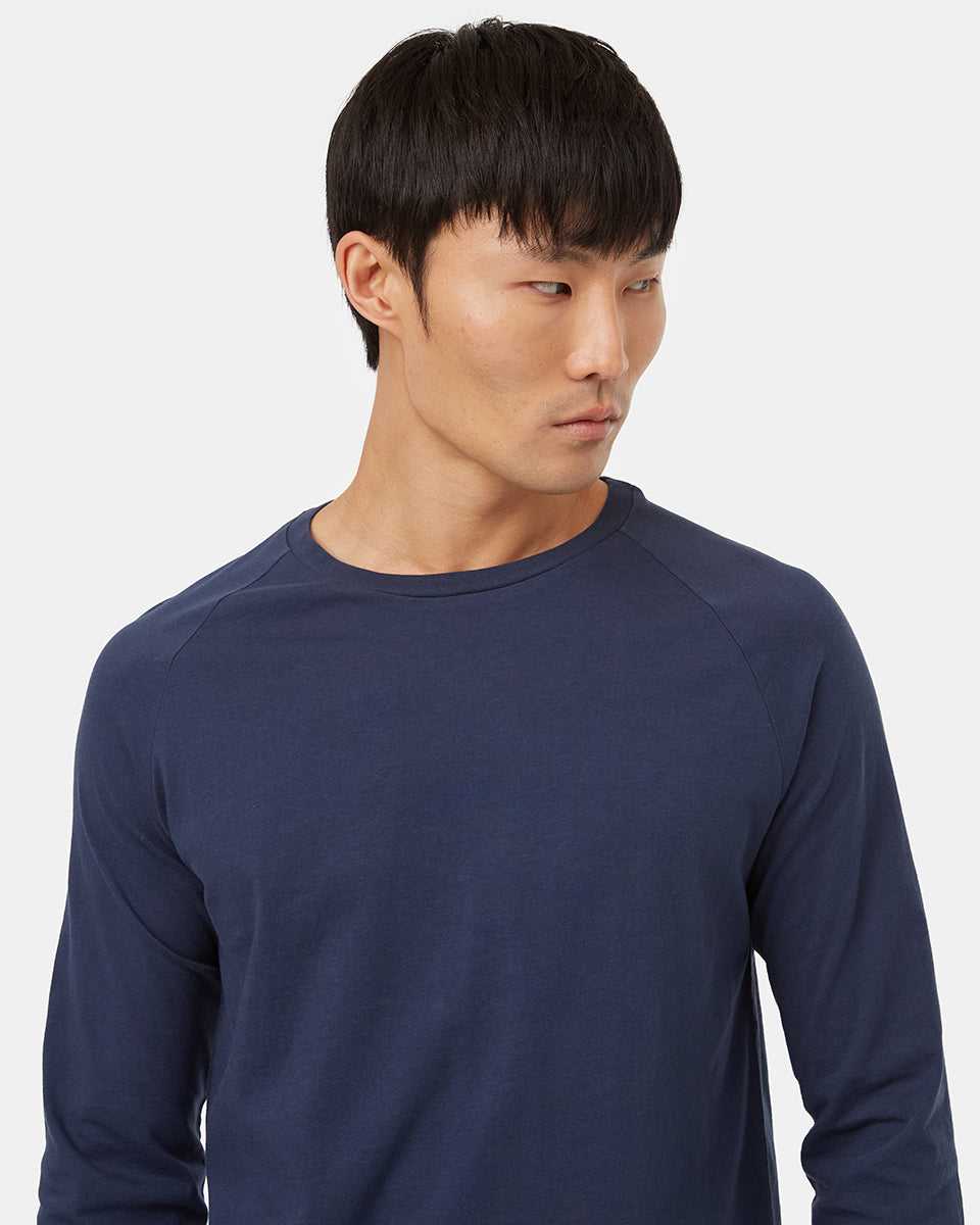 Regenerative Cotton Raglan Longsleeve