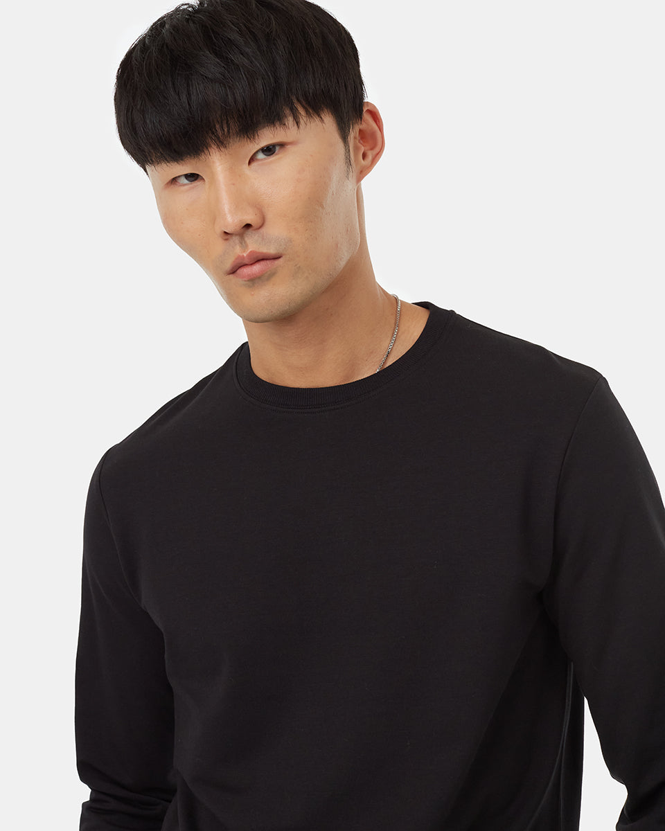 Lounge Shirt Tail Hem Crew