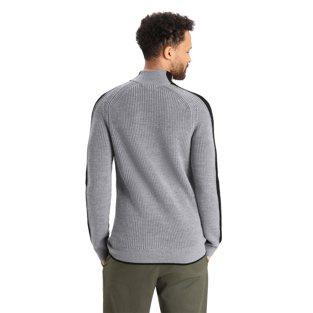 Icebreaker Lodge Mens LS Half Zip Sweater