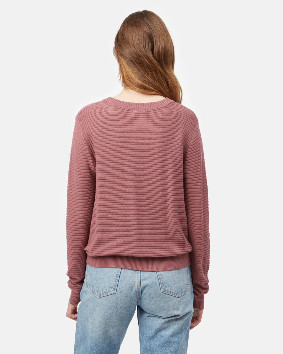 Highline Cotton Rib Crew Sweater