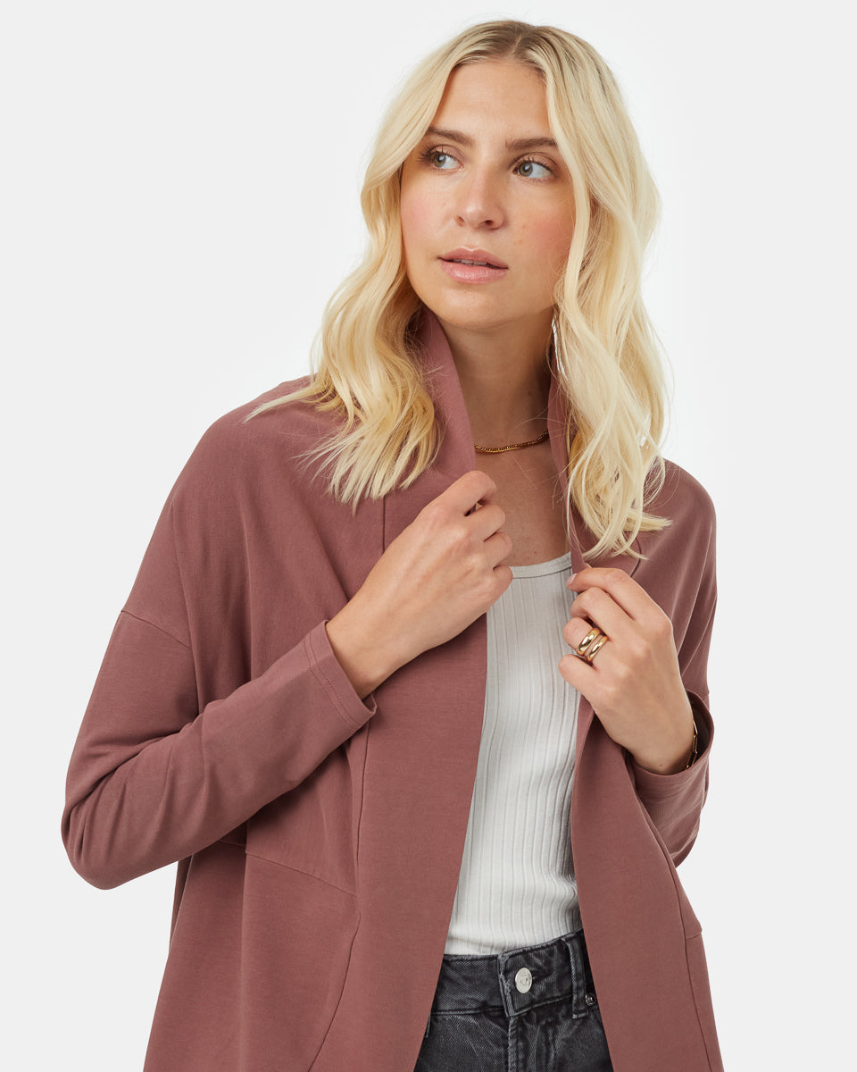 French Terry Cocoon Cardigan