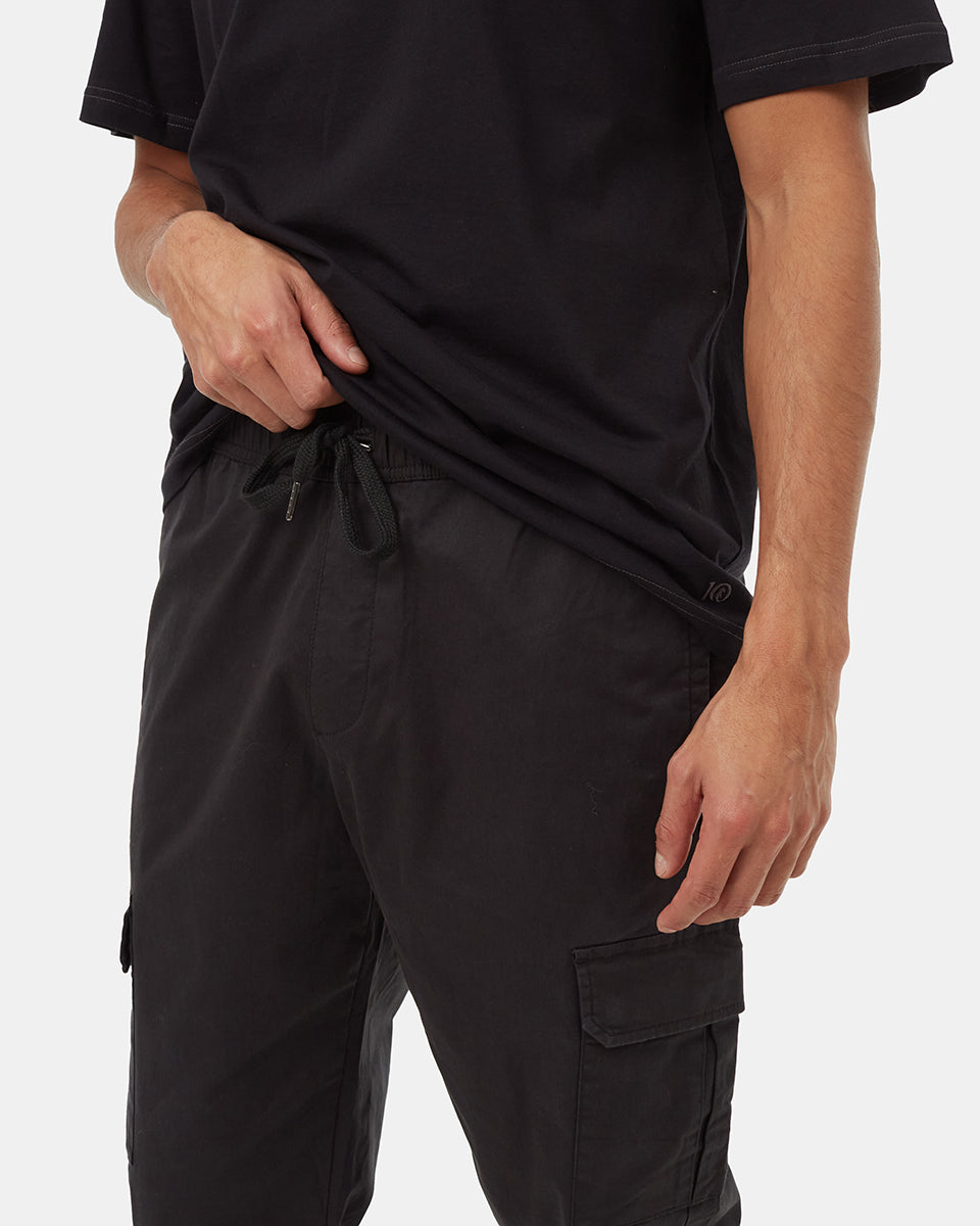 Stretch Twill Cargo Pull On Jogger