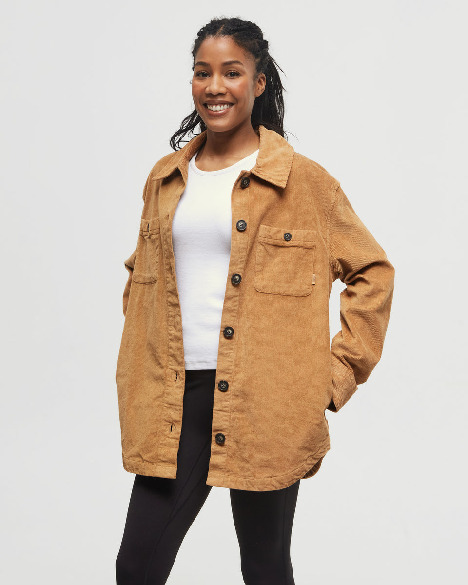 EcoStretch Corduroy Shacket