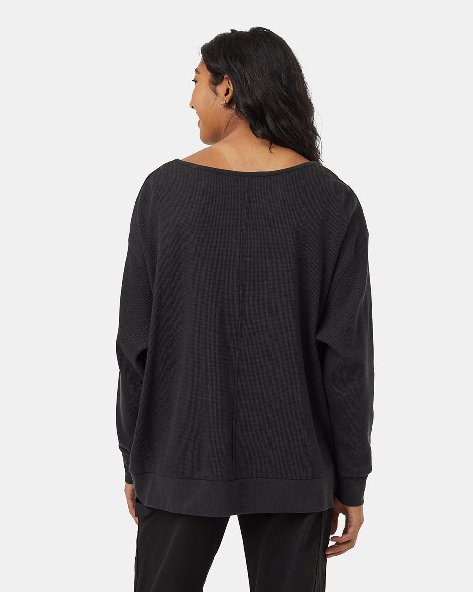 TreeWaffle Deep V-Neck Longsleeve