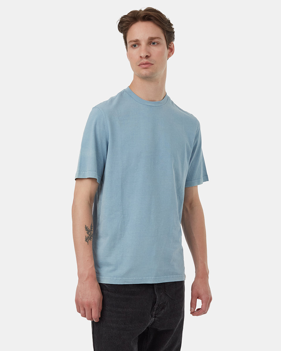 Regenerative Cotton Step Hem T-Shirt