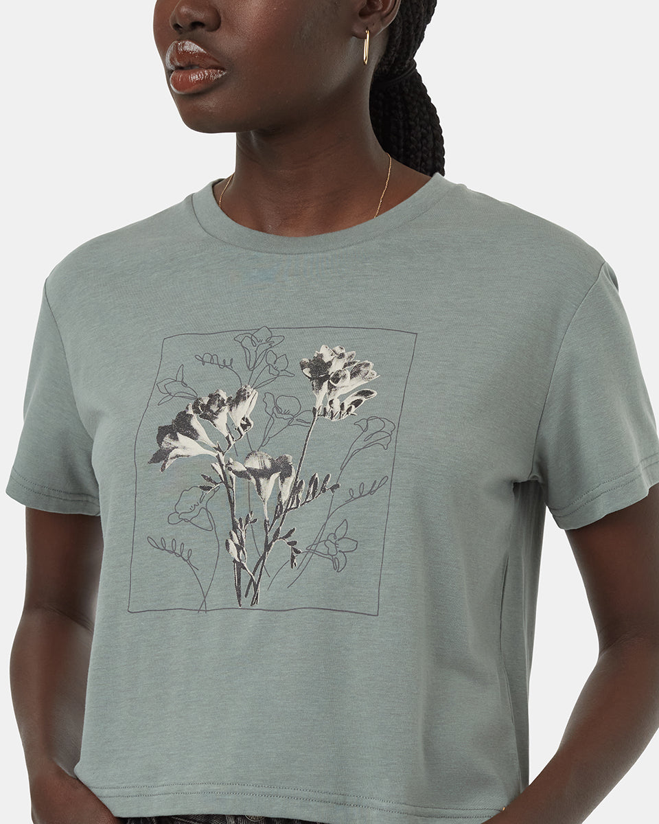 Floral Crop T-Shirt