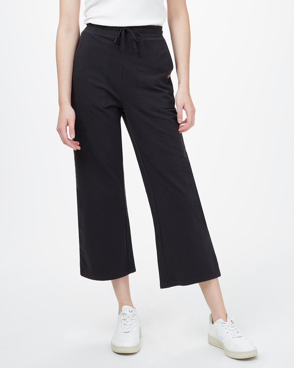 French Terry Wide Leg Sweatpant