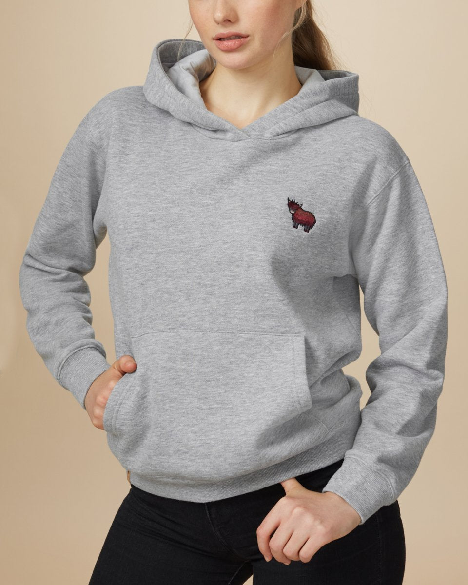 Nepal Embroidered Yak Hoodie