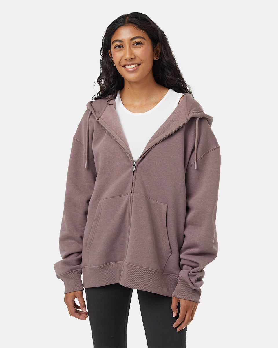 TreeFleece Oversized Zip Hoodie