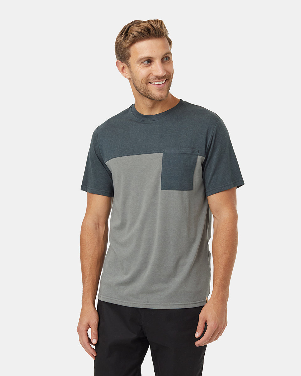 Blocked Pocket T-Shirt