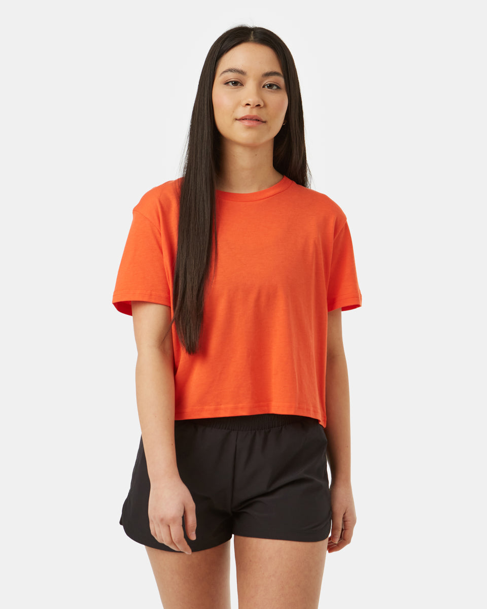 TreeBlend Cropped Relaxed T-Shirt