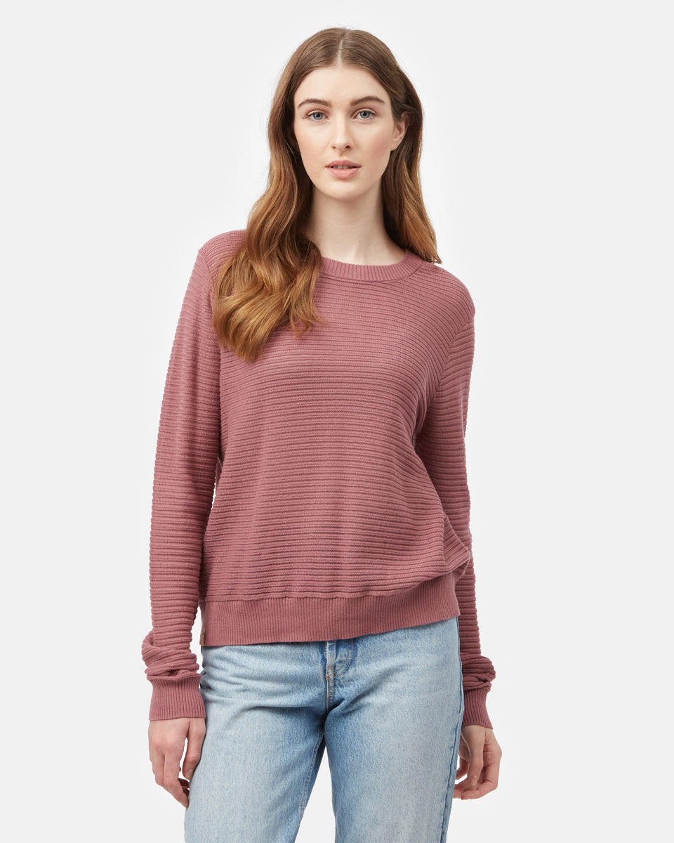 Highline Cotton Rib Crew Sweater