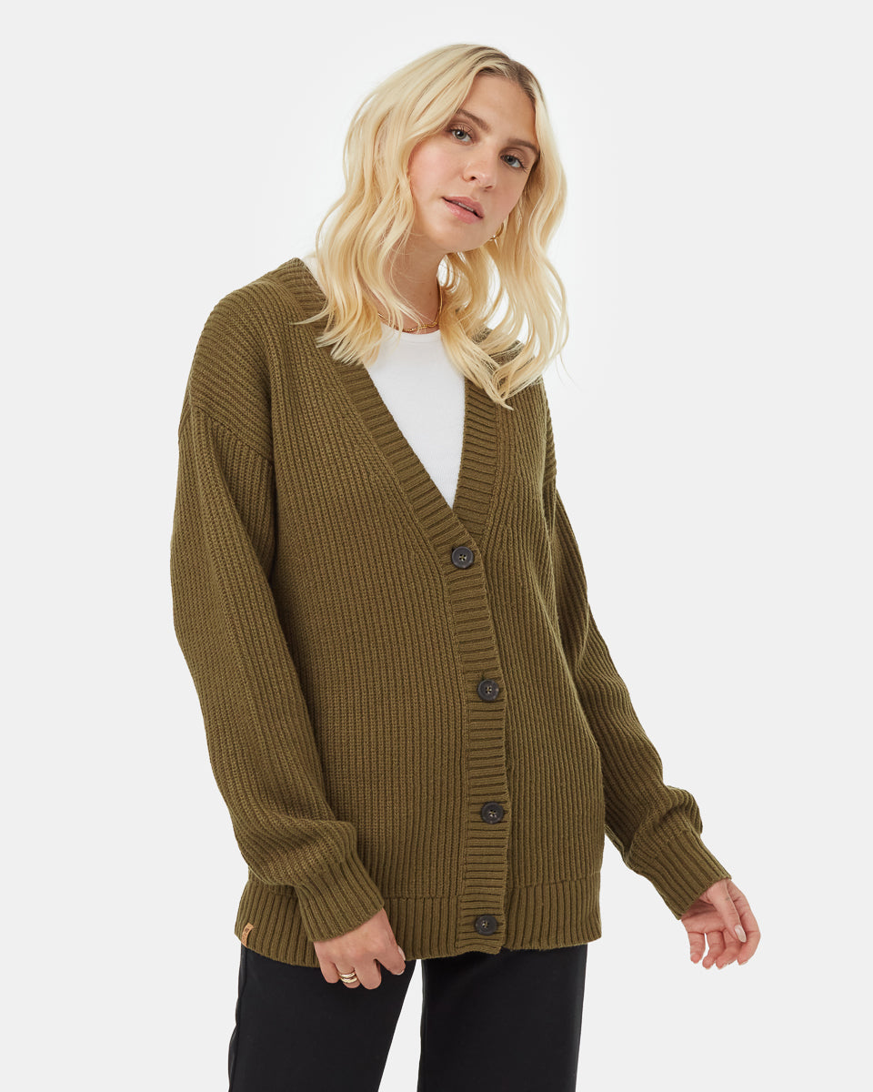 Oversized Button Cardigan