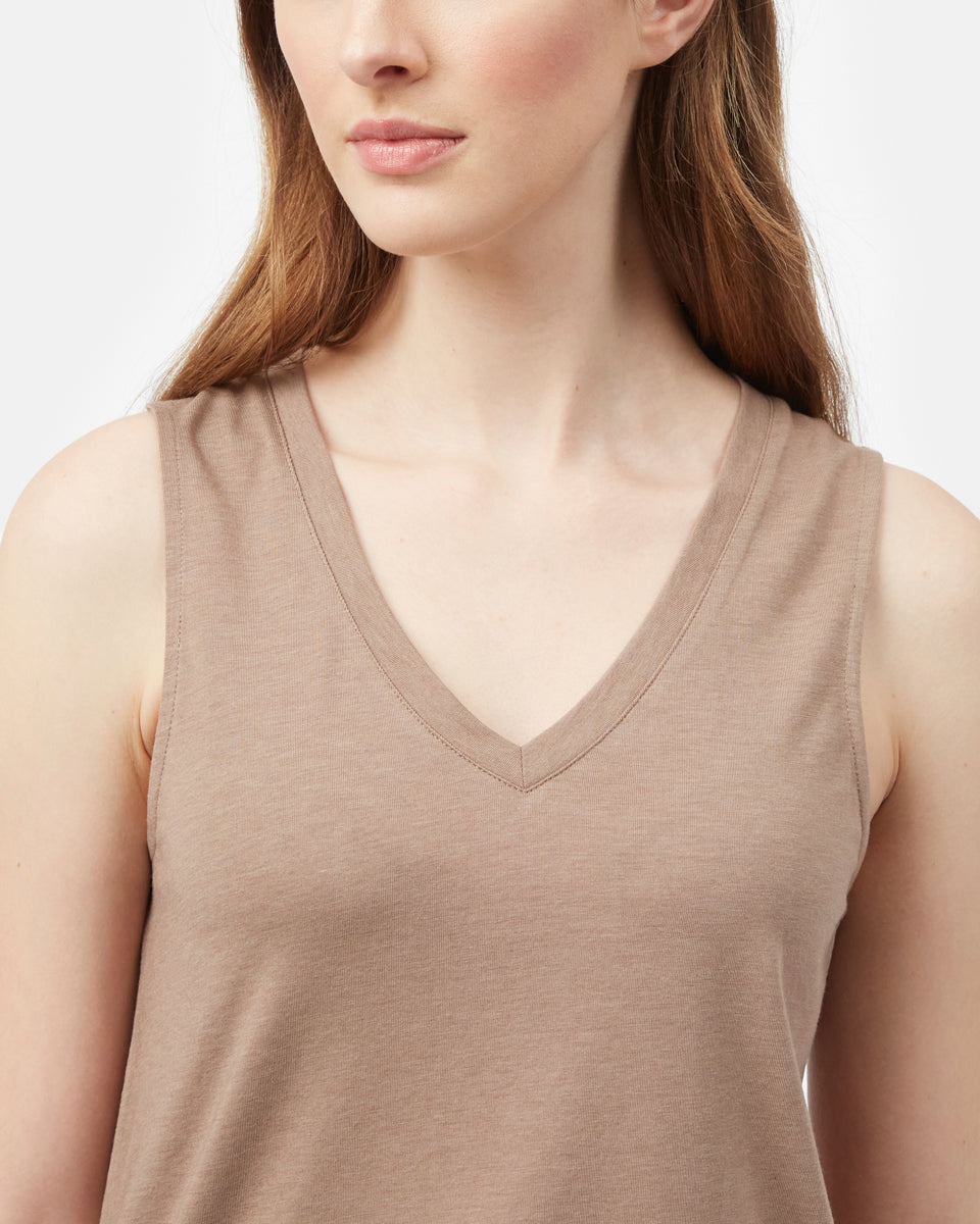 TreeBlend V-Neck Tank