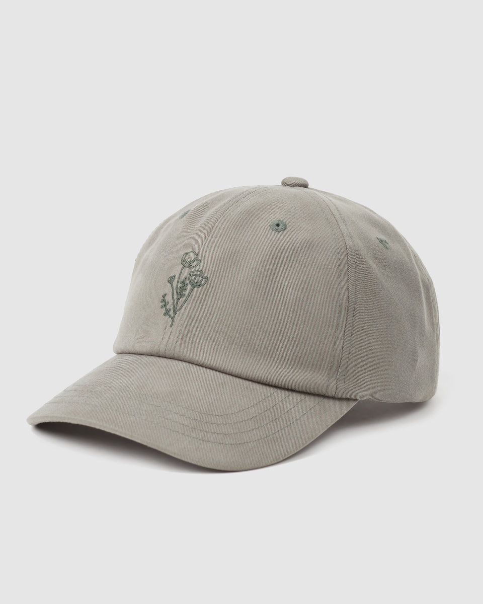 Flower Embroidery Peak Hat